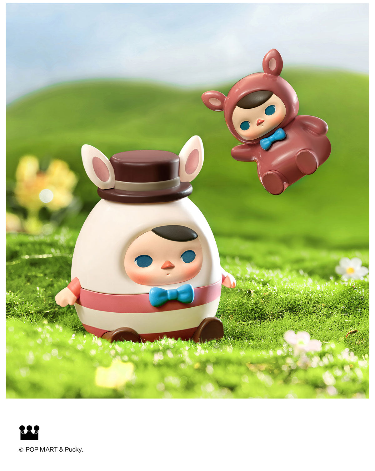 PUCKY Egg Bunny Figure