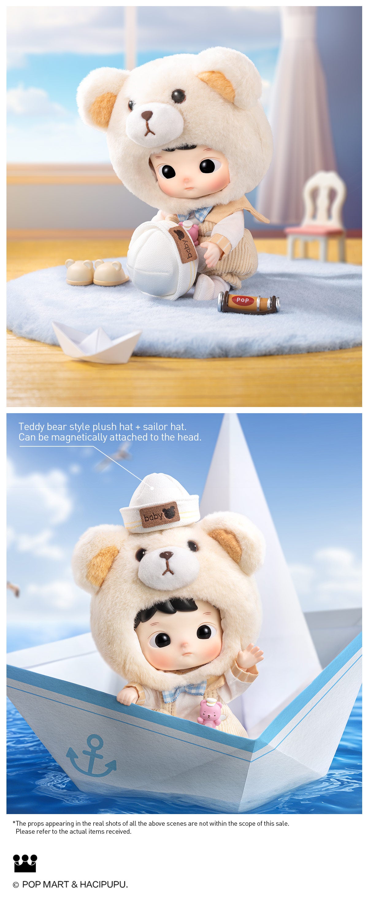 HACIPUPU Captain Bear Action Figure
