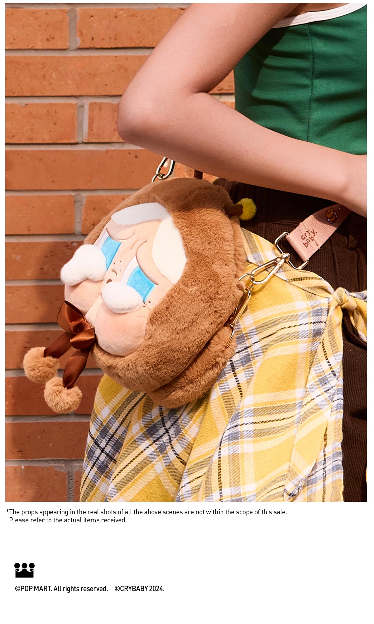 CRYBABY Crying Again Series-Big Head Bag(I'll Bring You A Flower)