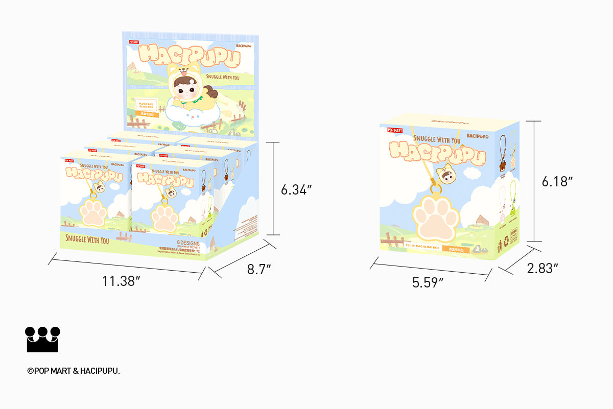 HACIPUPU Snuggle With You Series-Plush Bag Blind Box