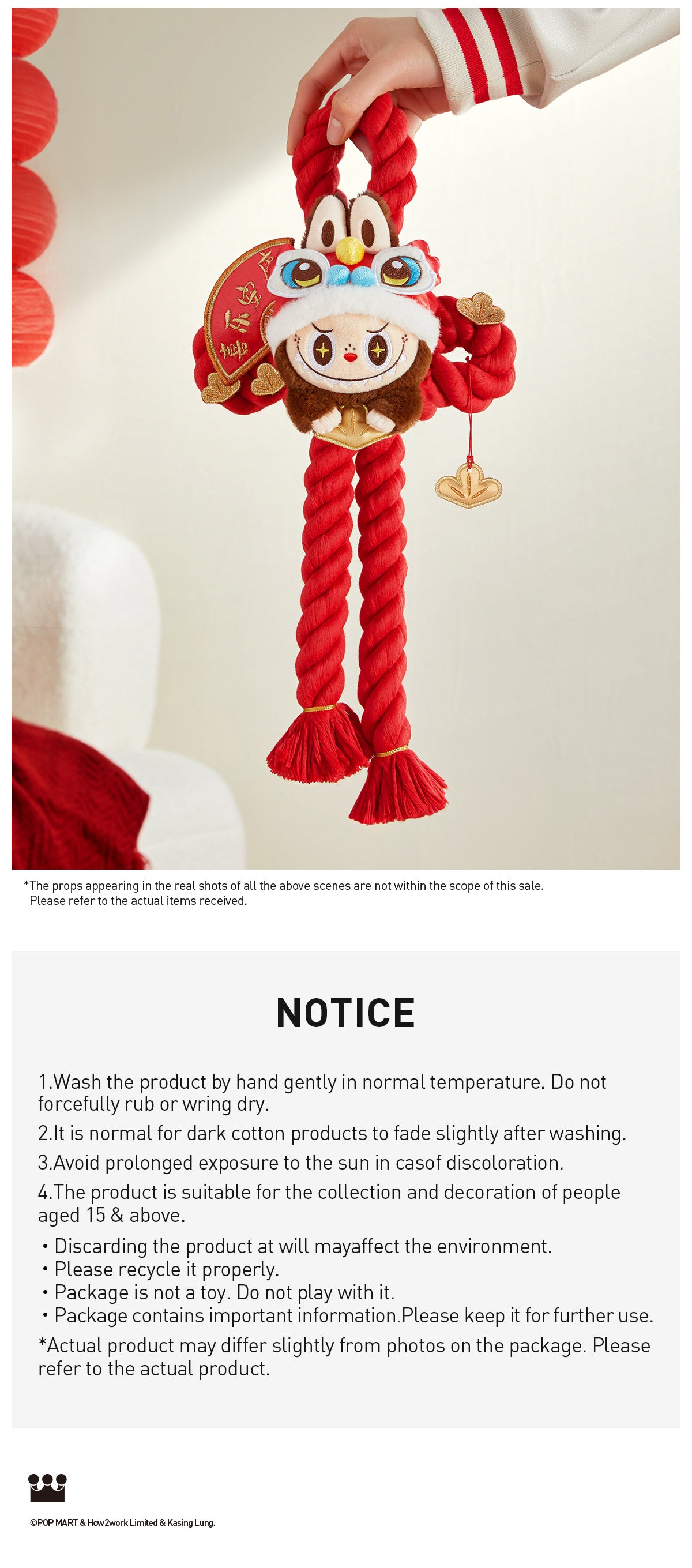 Wealthy Snake's New Year Celebration Series-LABUBU Plush Door Decoration