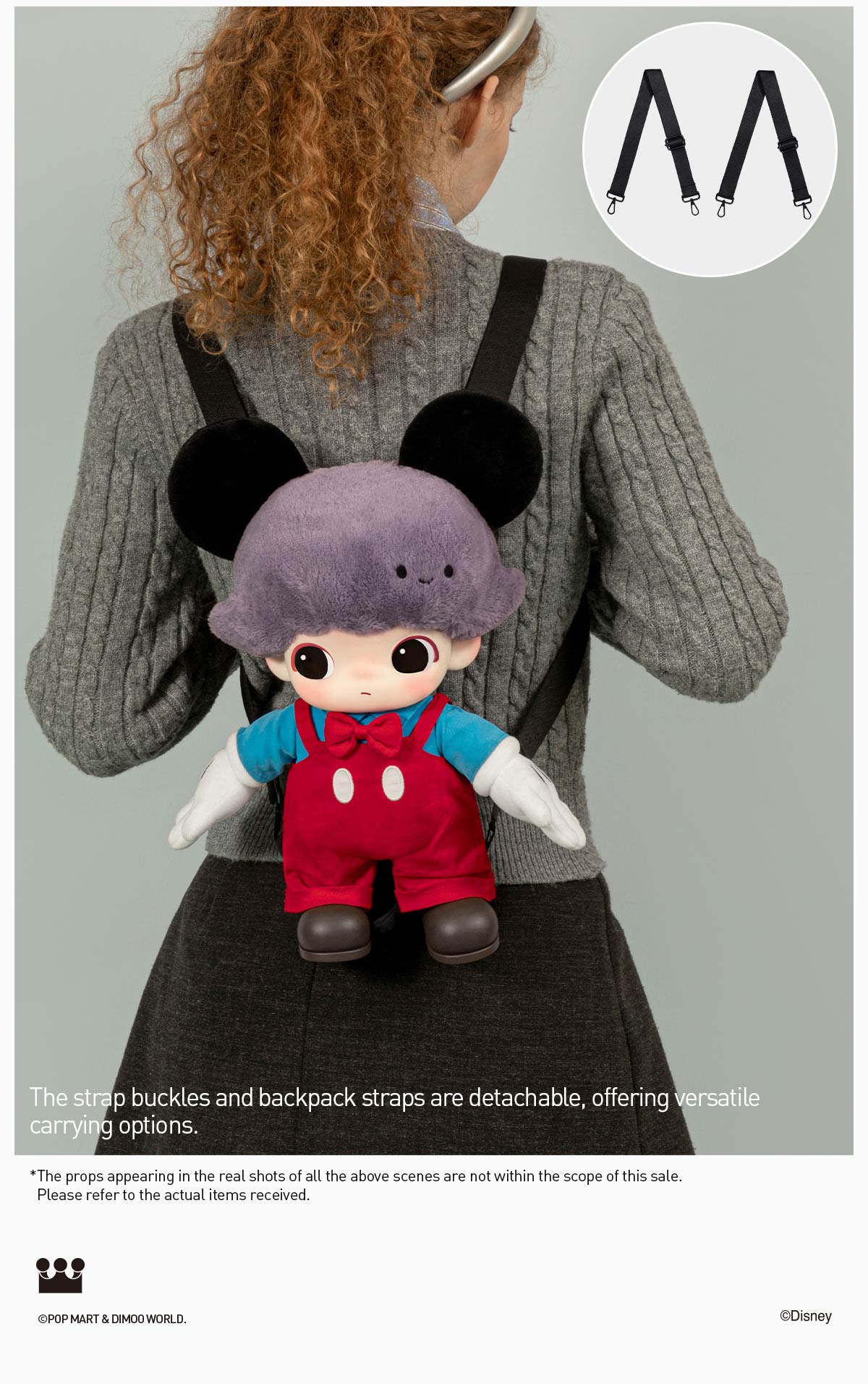 DIMOO WORLD × DISNEY Series-Mickey Vinyl Plush Bag