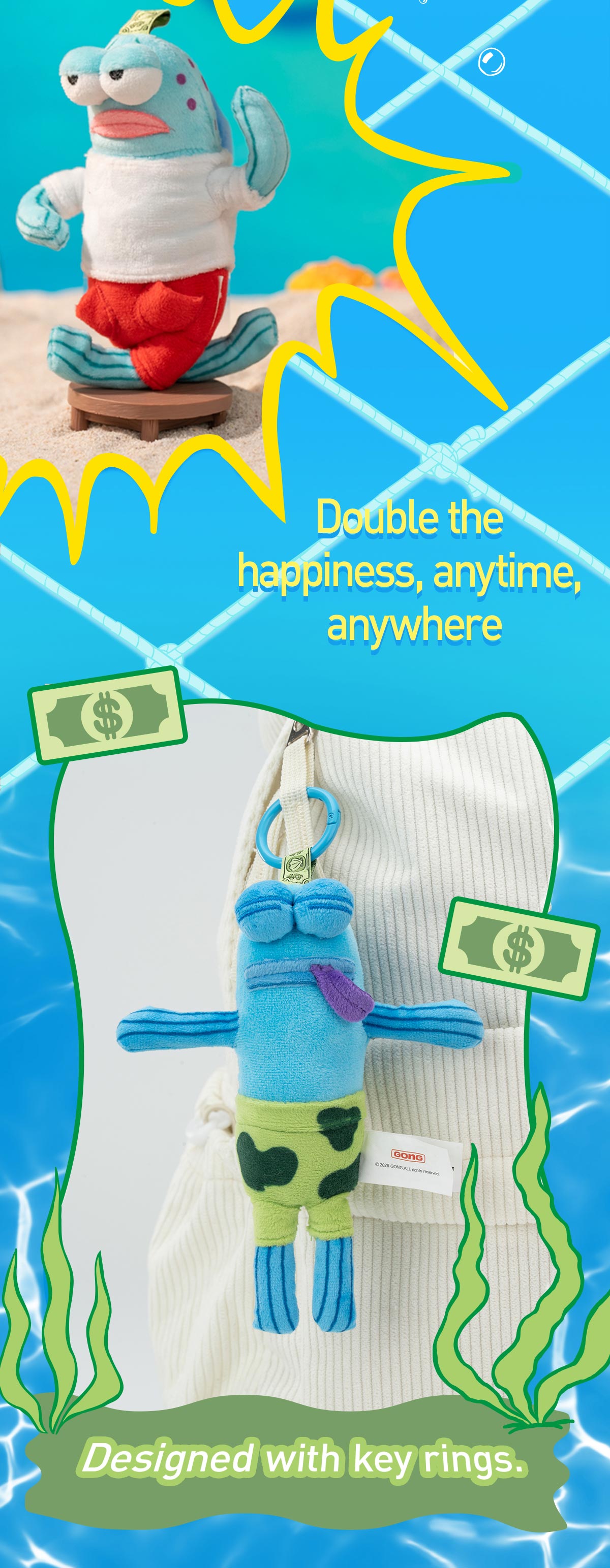 Bikini Bottom Buddies - Whimsical Plush