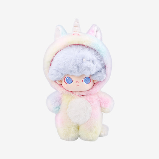  DIMOO: No One's Gonna Sleep Tonight Series-20cm Cotton Doll (Unicorn)