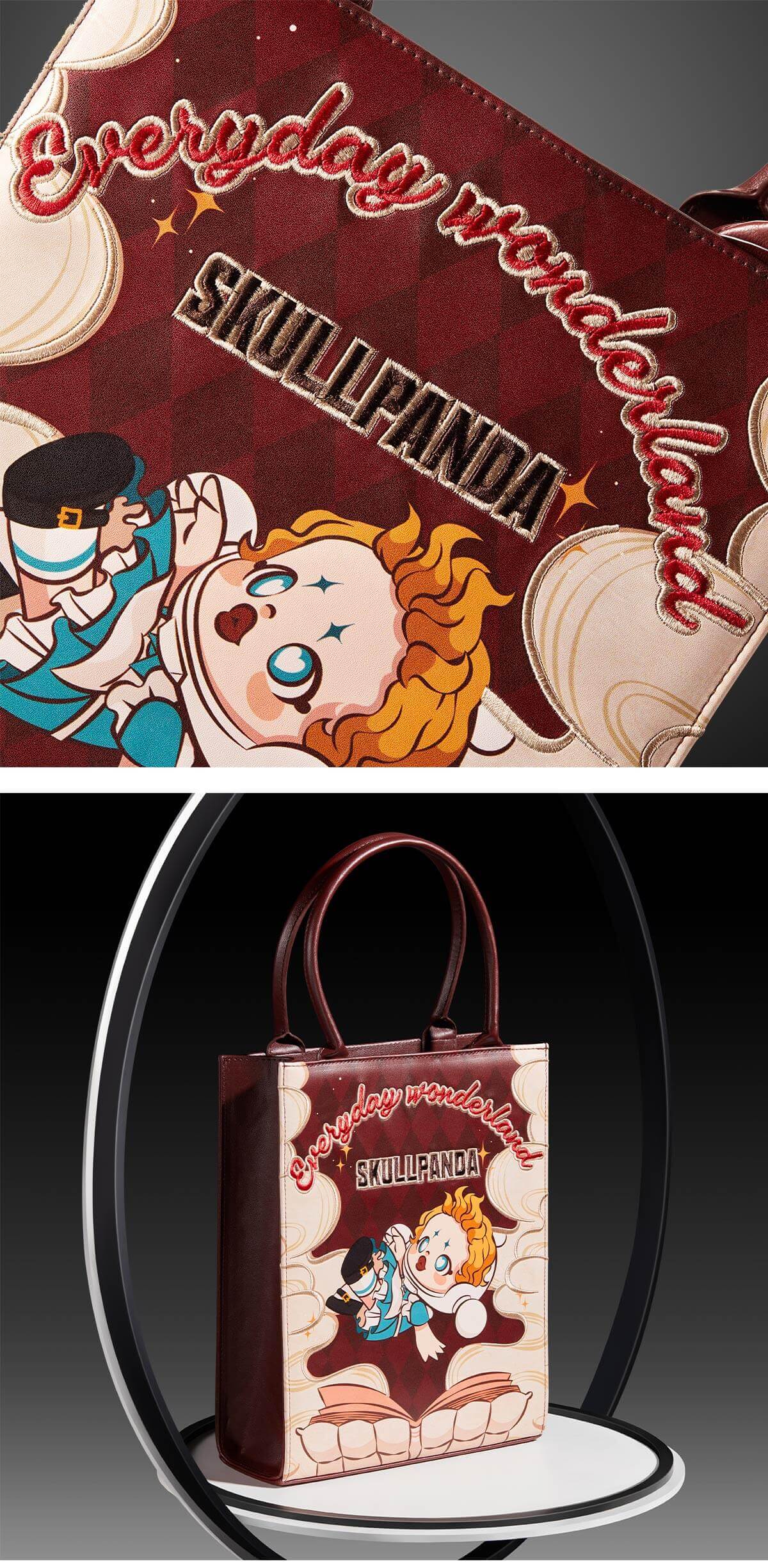  SKULLPANDA Everyday Wonderland Series-Tote Bag