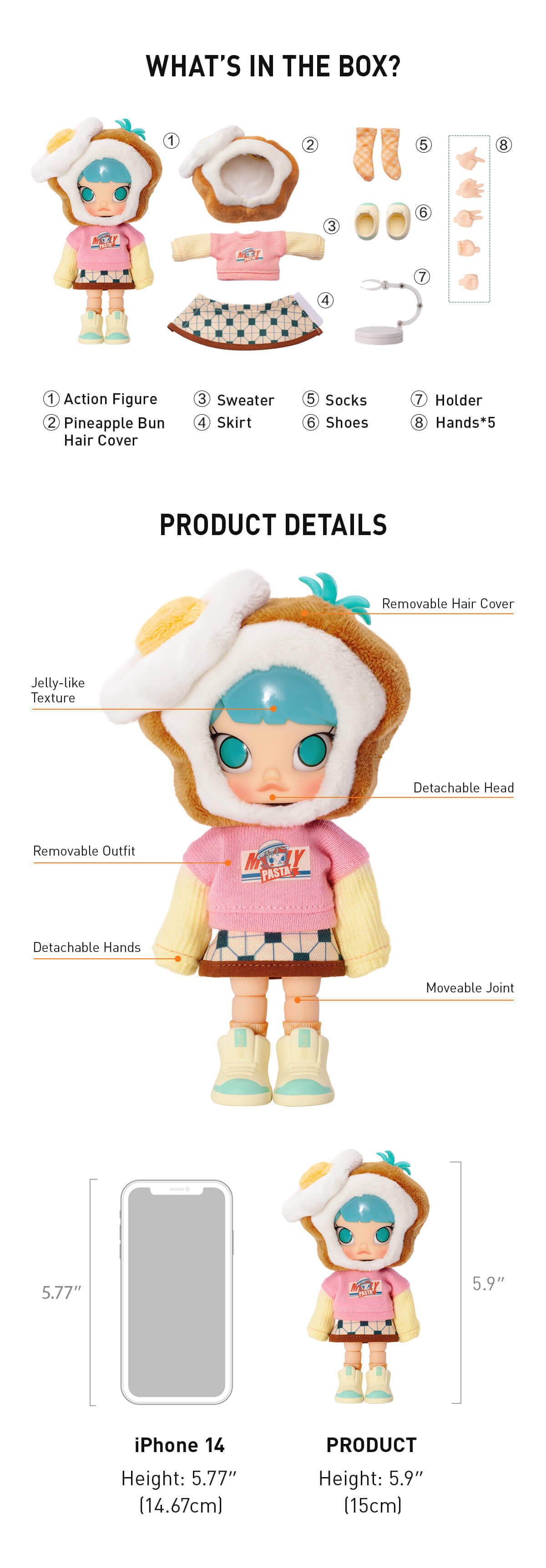  MOLLY Little Foodie Twelfths Action Figure