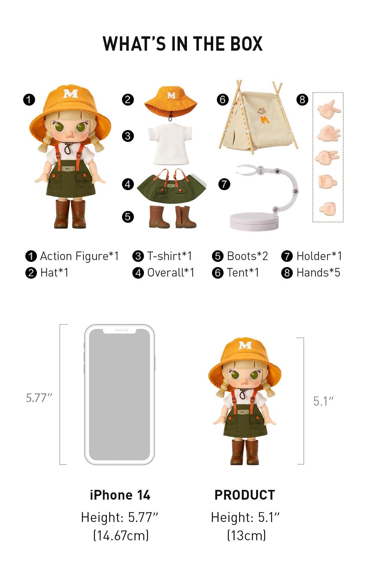  MOLLY Go Camping Action Figure