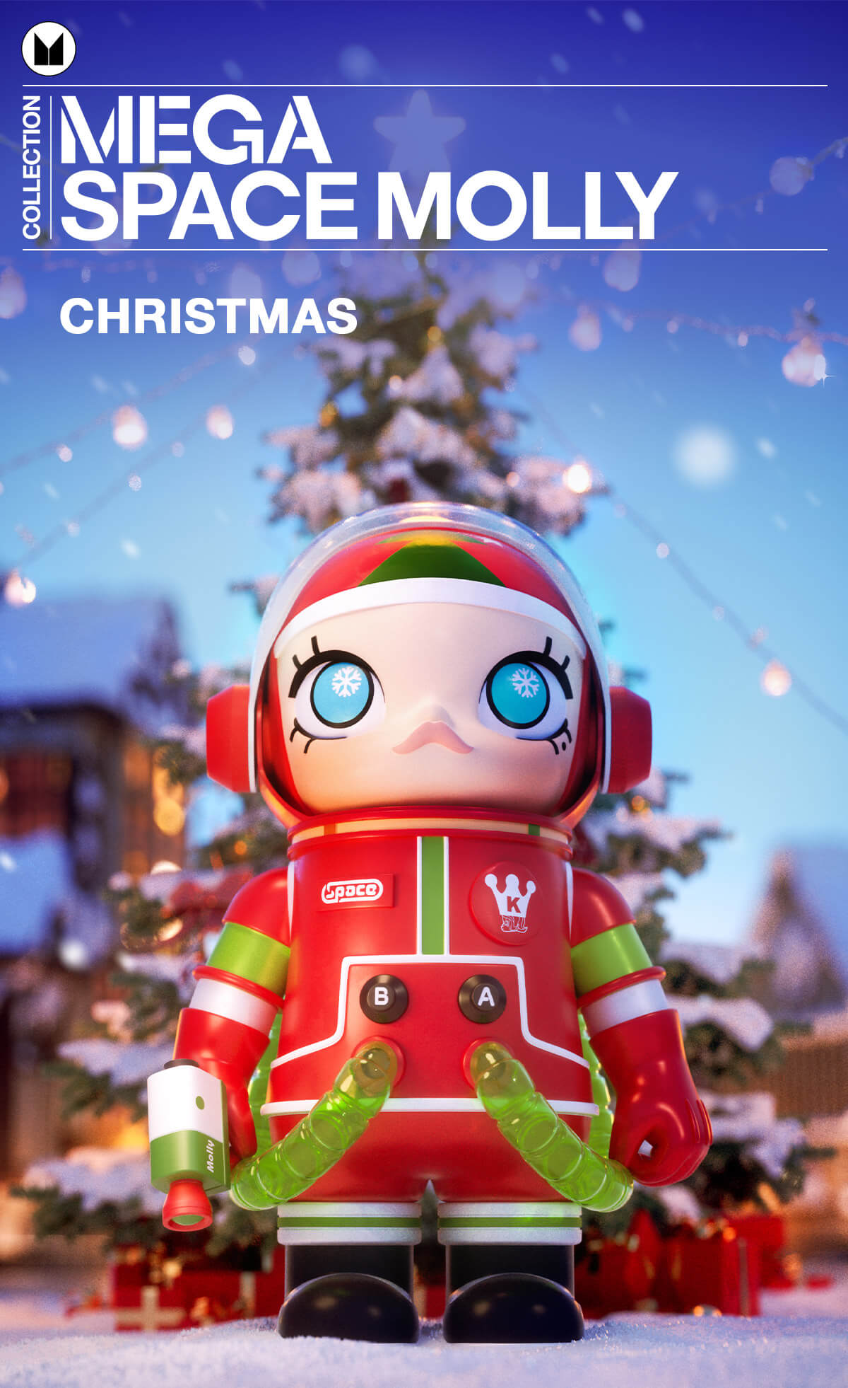  MEGA COLLECTION 1000% SPACE MOLLY Christmas