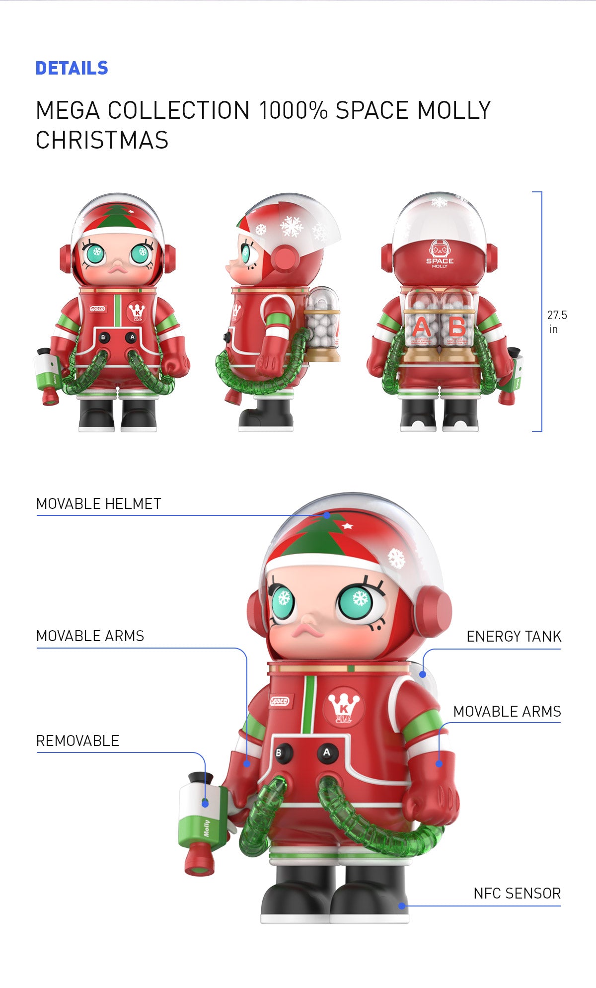  MEGA COLLECTION 1000% SPACE MOLLY Christmas
