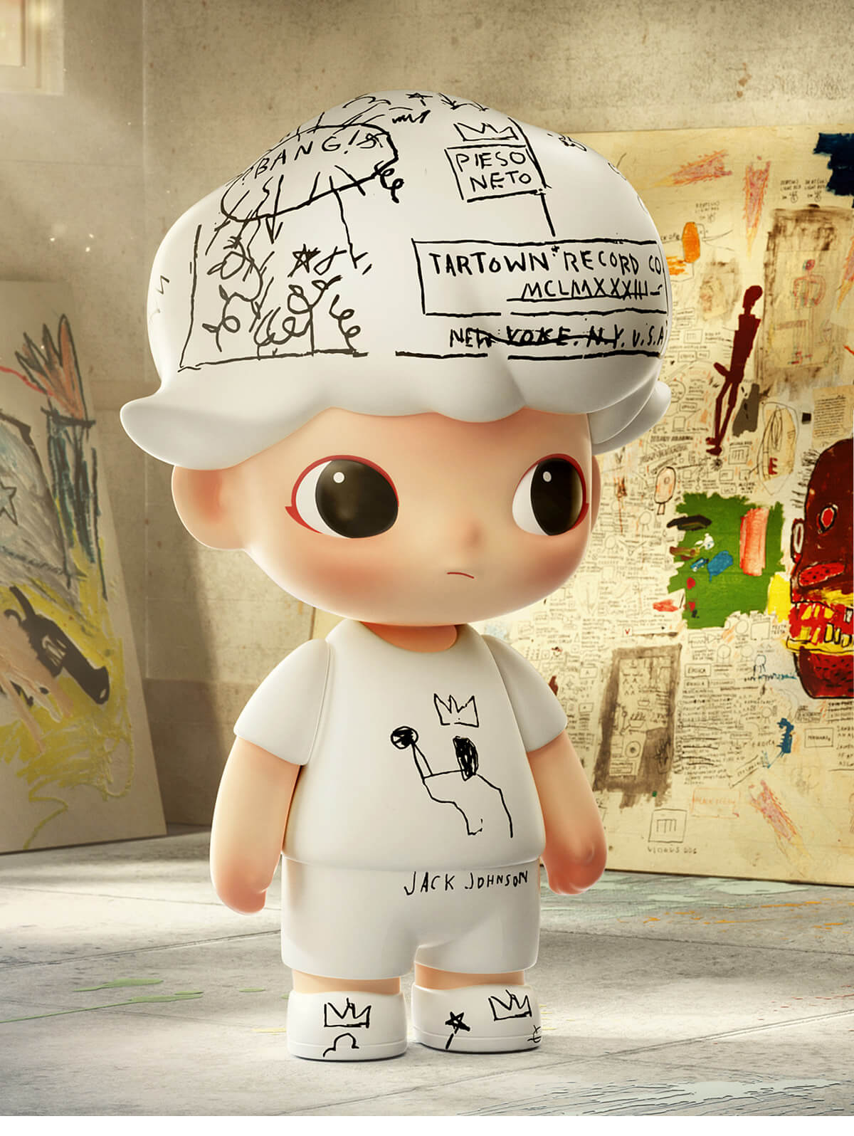  MEGA COLLECTION 1000% JUST DIMOO × Jean-Michel Basquiat
