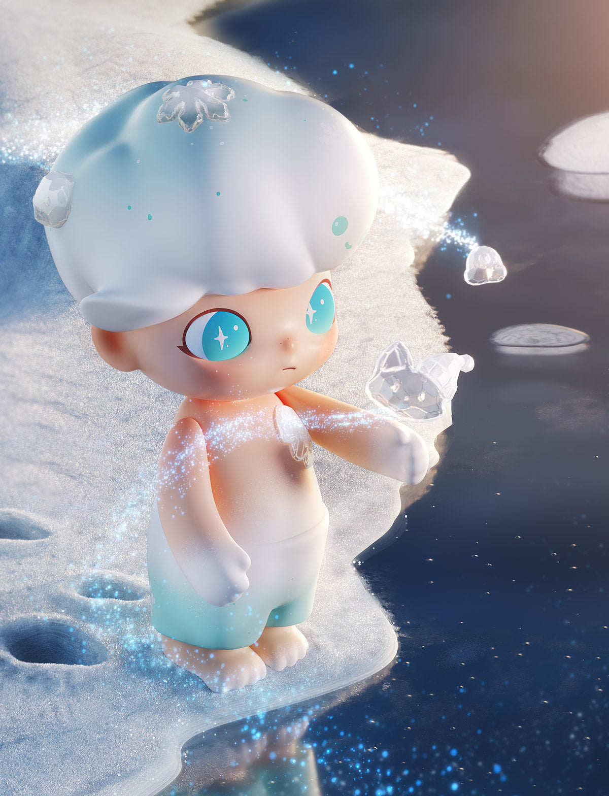  MEGA COLLECTION 1000% JUST DIMOO Snowman