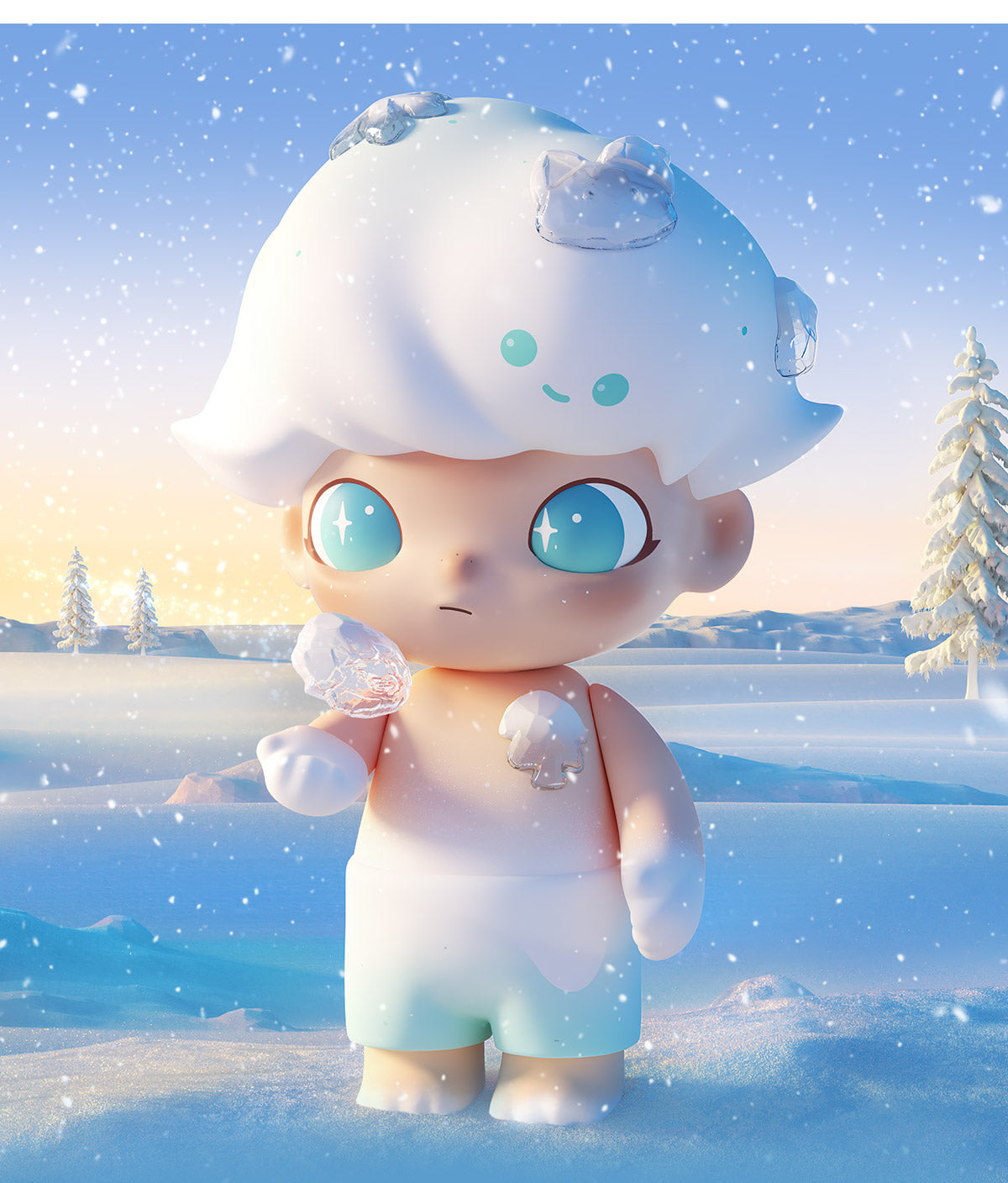  MEGA COLLECTION 1000% JUST DIMOO Snowman