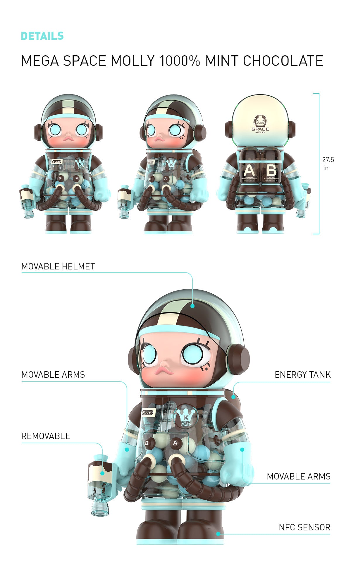  MEGA SPACE MOLLY 1000% Mint Chocolate