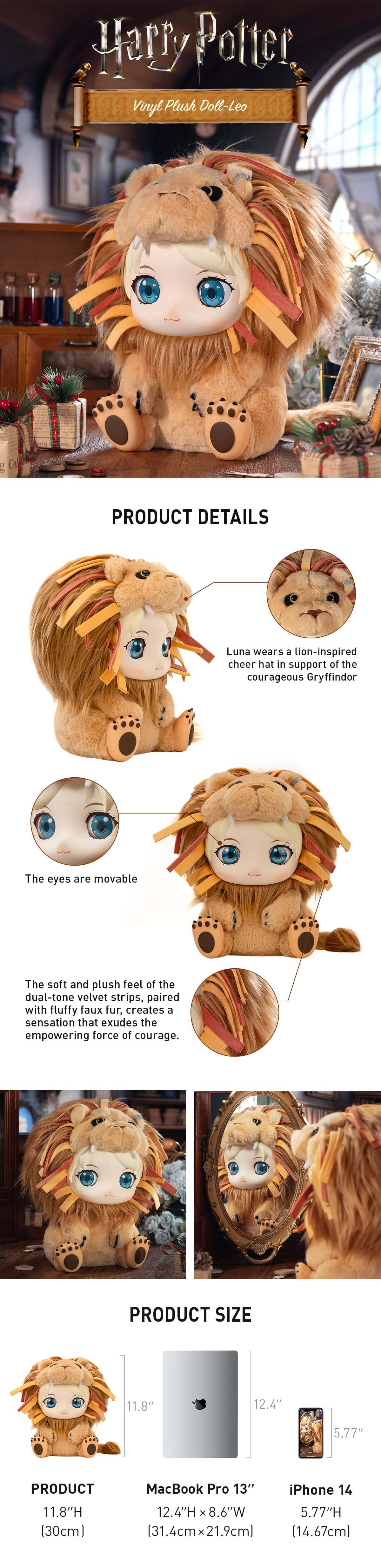  Harry Potter PVC Stuffed Toy Leo