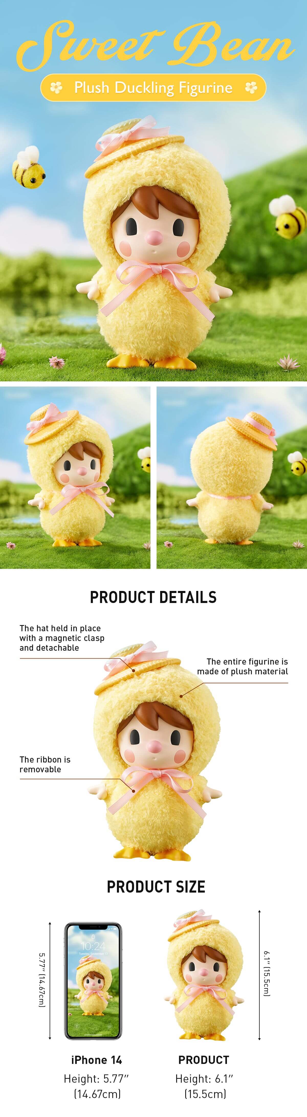  Sweet Bean Little Duck Figurine