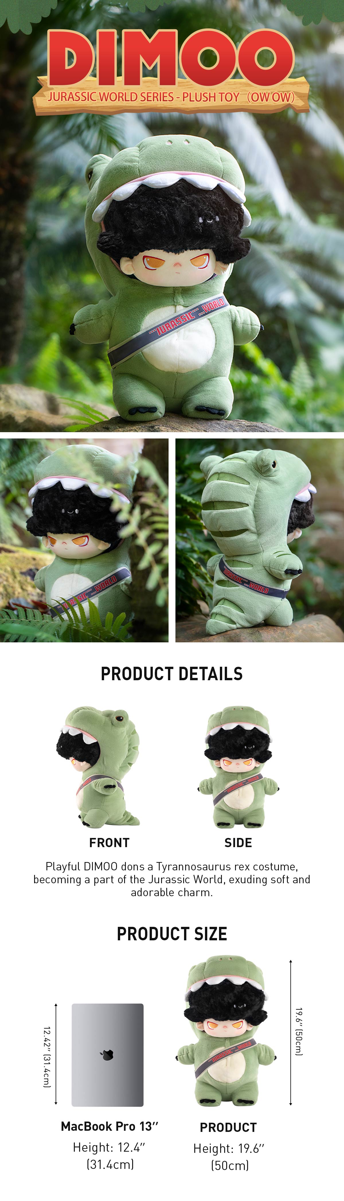  DIMOO Jurassic World Series-Cotton Doll (Roar)