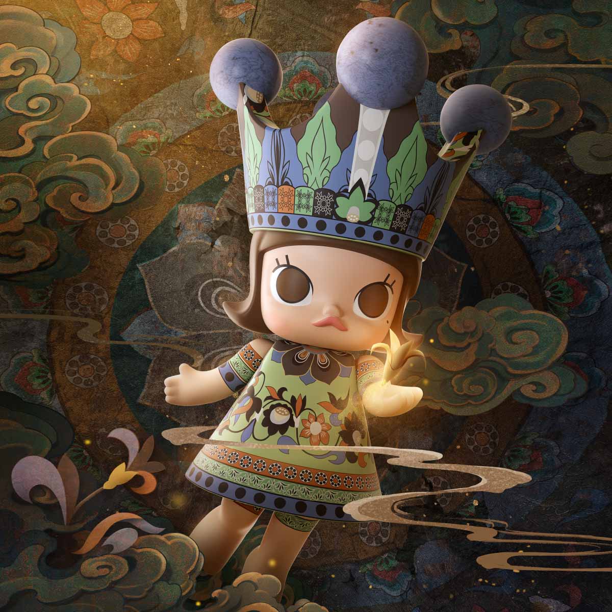  MEGA ROYAL MOLLY 1000% Shana Chang. Dun Huang