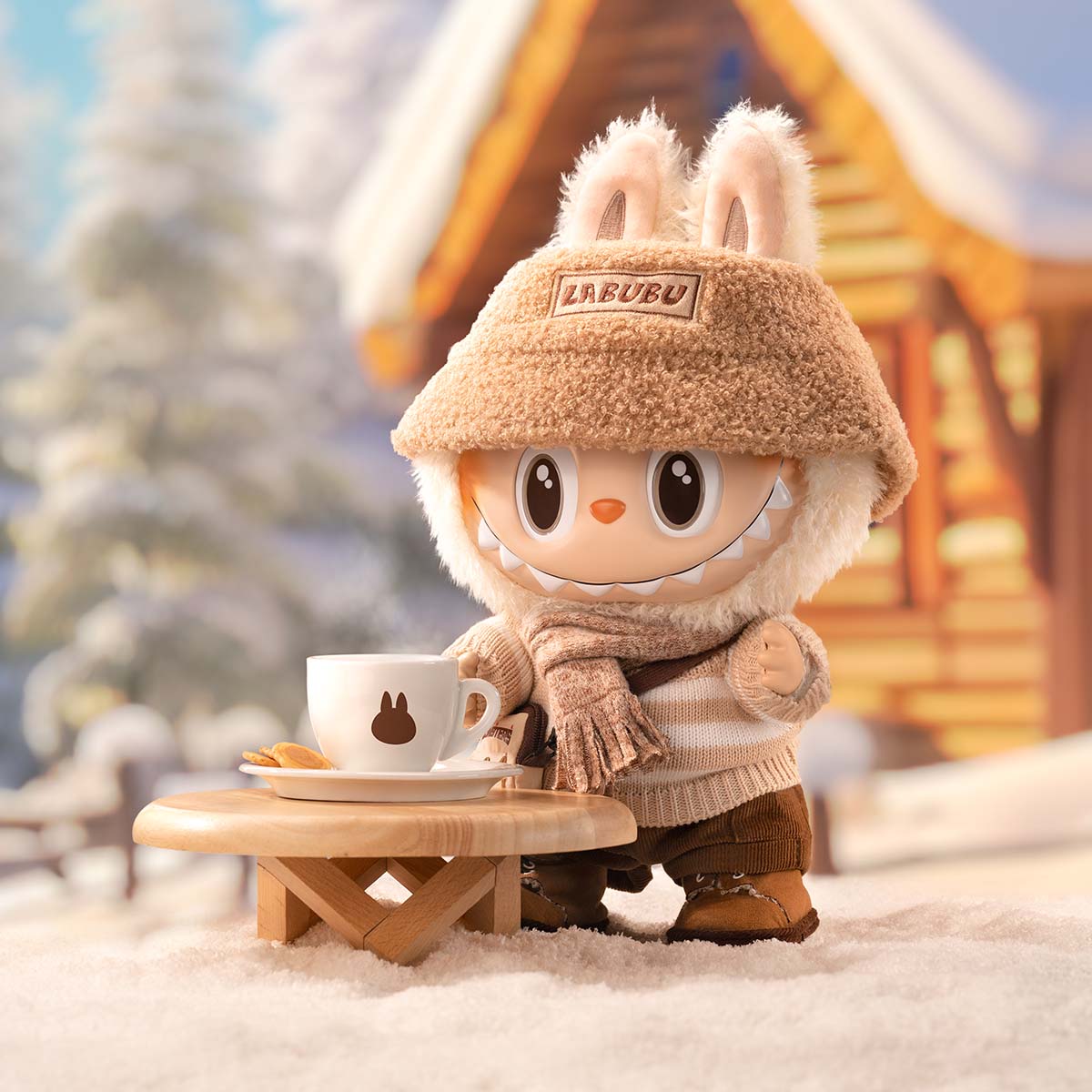  THE MONSTERS - DRESS BE LATTE Vinyl Plush Doll