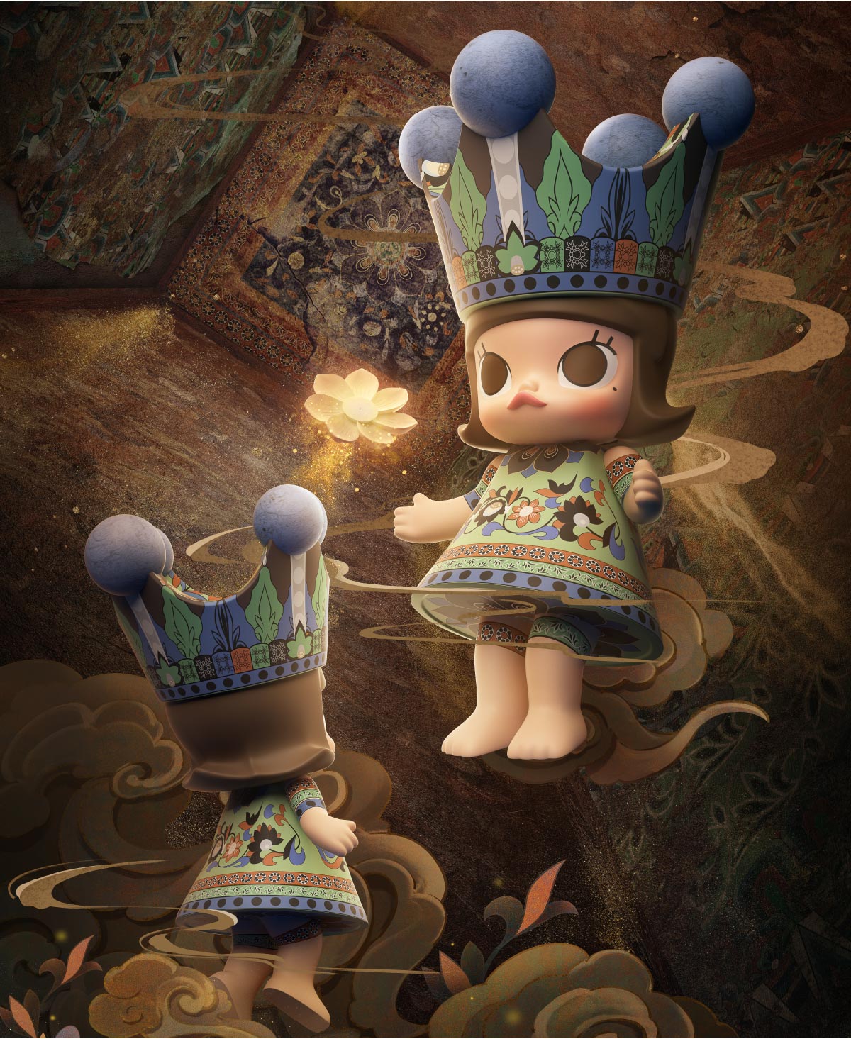  MEGA ROYAL MOLLY 1000% Shana Chang. Dun Huang
