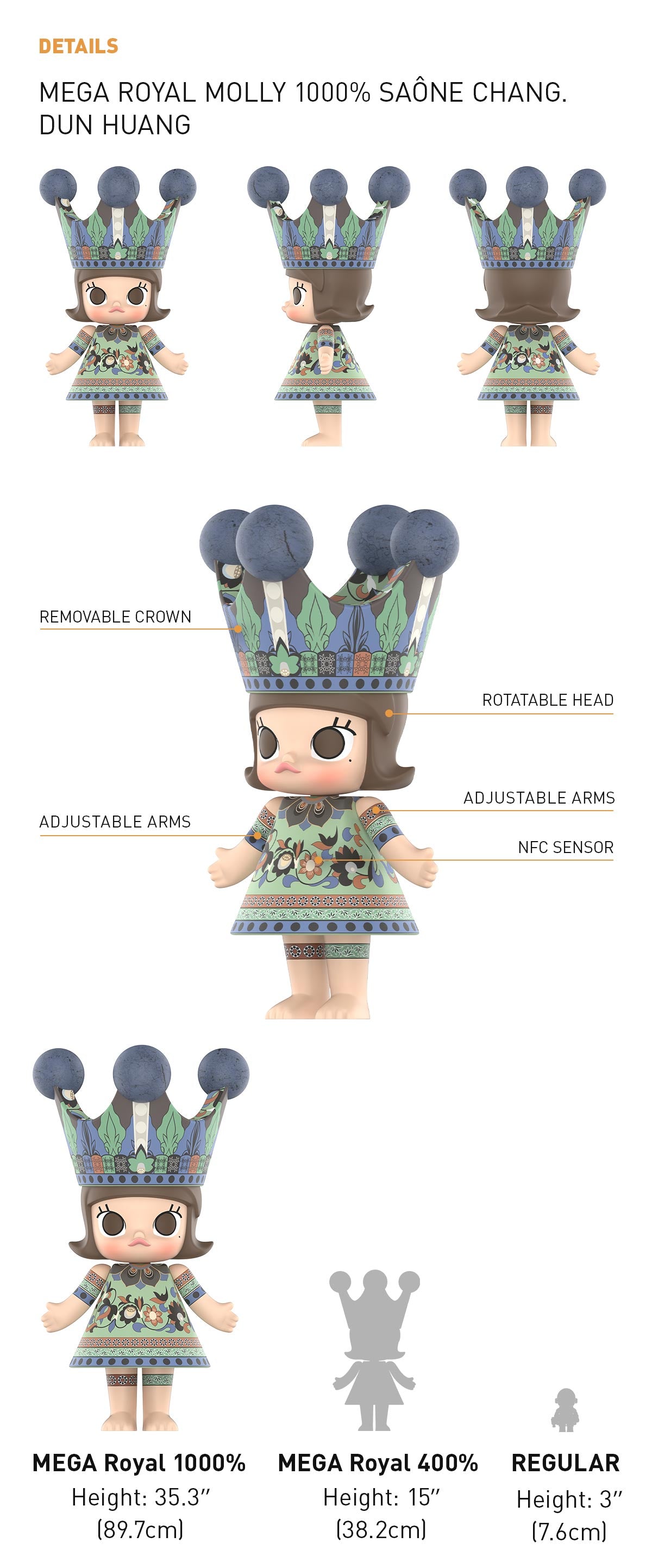  MEGA ROYAL MOLLY 1000% Shana Chang. Dun Huang