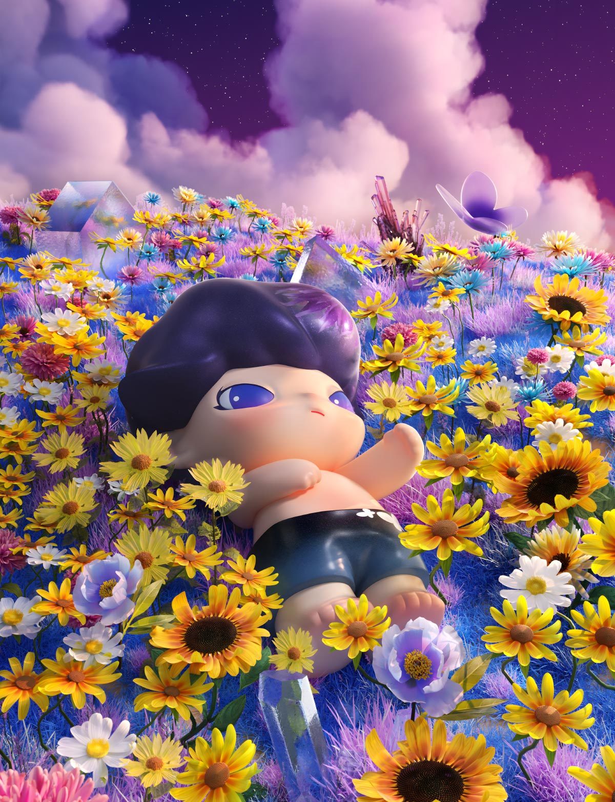  MEGA JUST DIMOO 1000% MIKA NINAGAWA