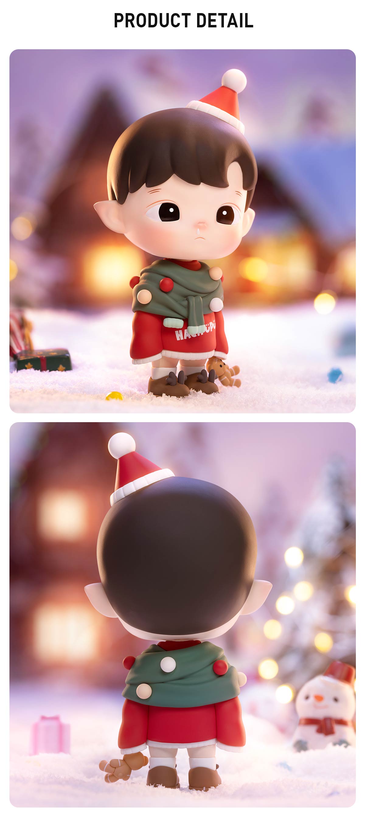  HACIPUPU Christmas Figurine
