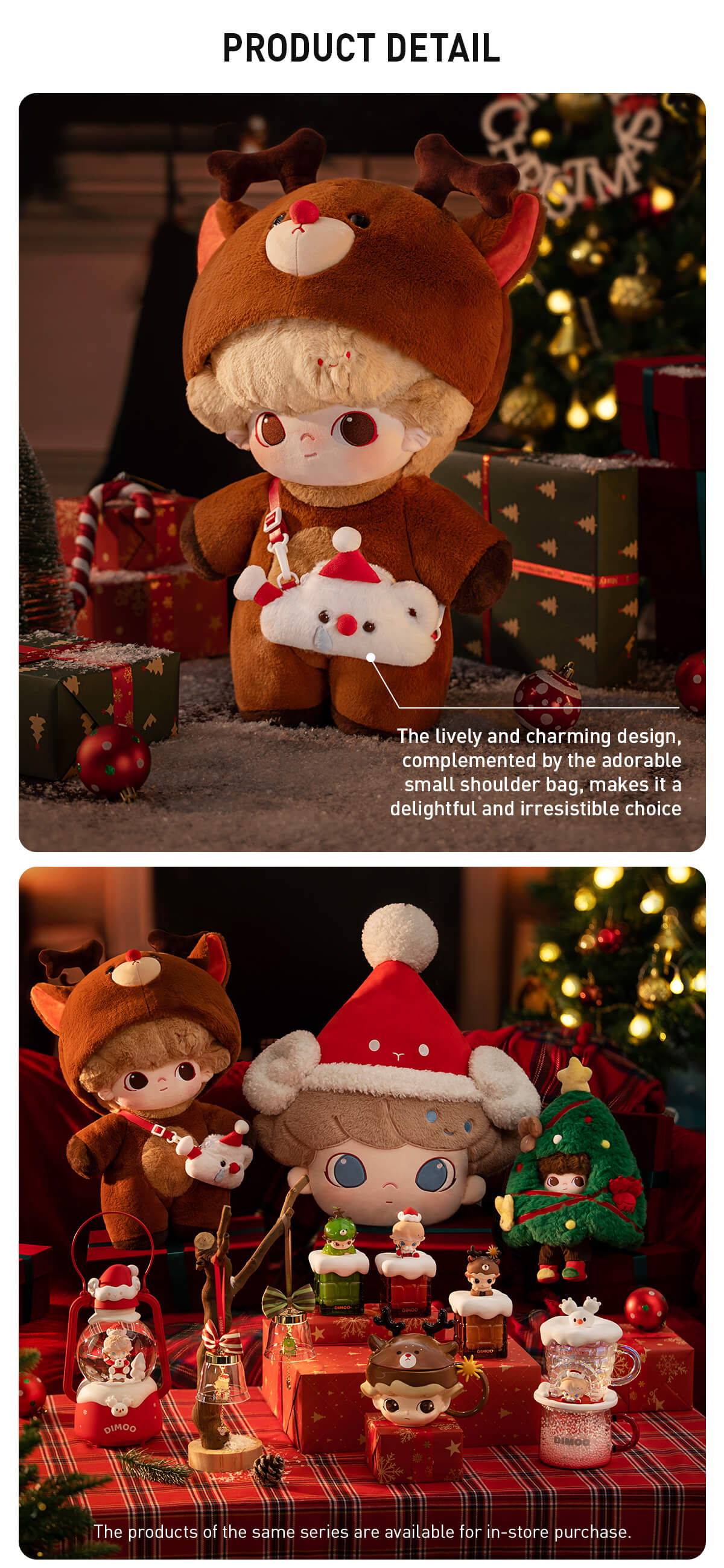  DIMOO Letters From Snowman Series -15.7 Inches Cotton Doll