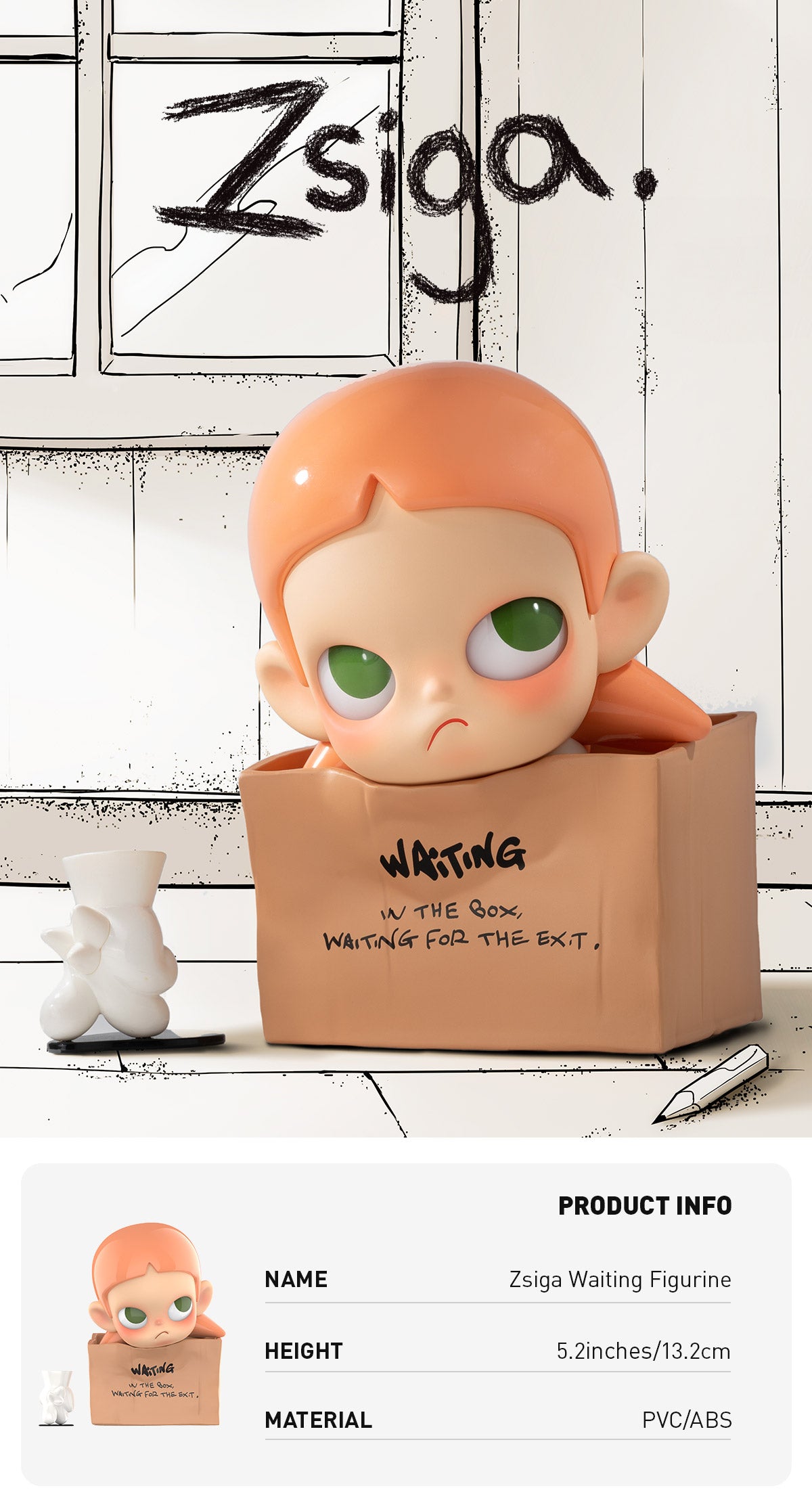  Zsiga Waiting Figurine