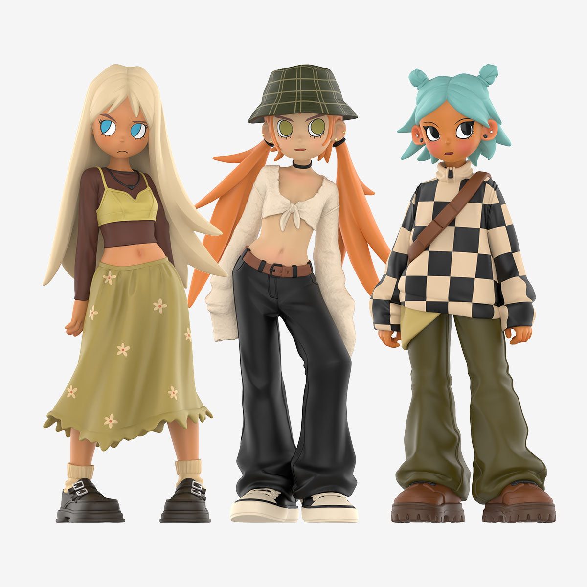  Peach Riot Street Style Figures