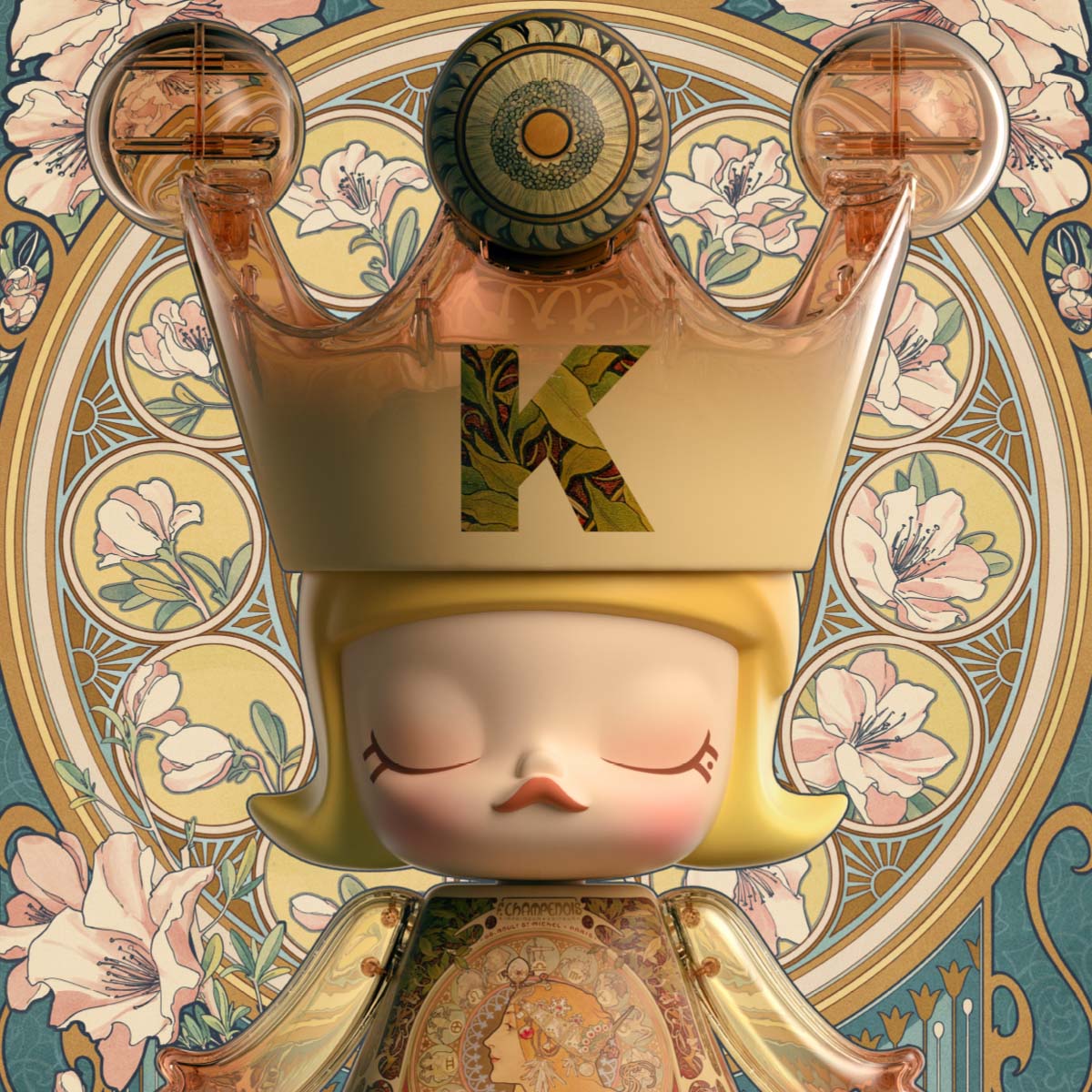  MEGA ROYAL MOLLY 1000% Mucha·Zodiac