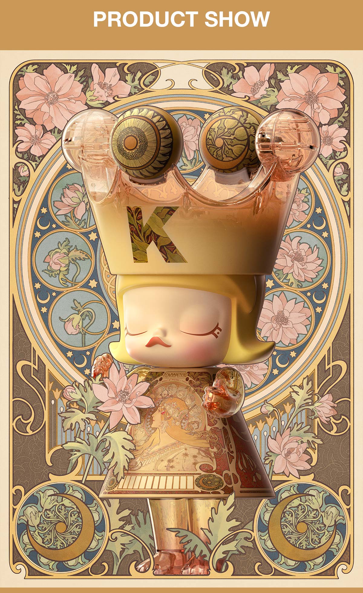  MEGA ROYAL MOLLY 400% Mucha·Zodiac