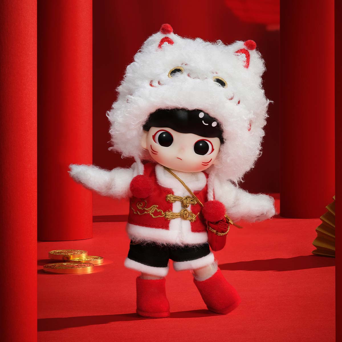  DIMOO Fortune Cat Action Figure