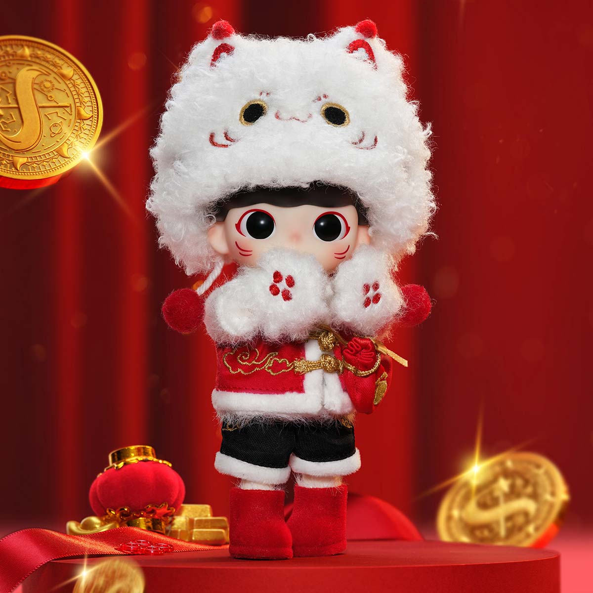  DIMOO Fortune Cat Action Figure