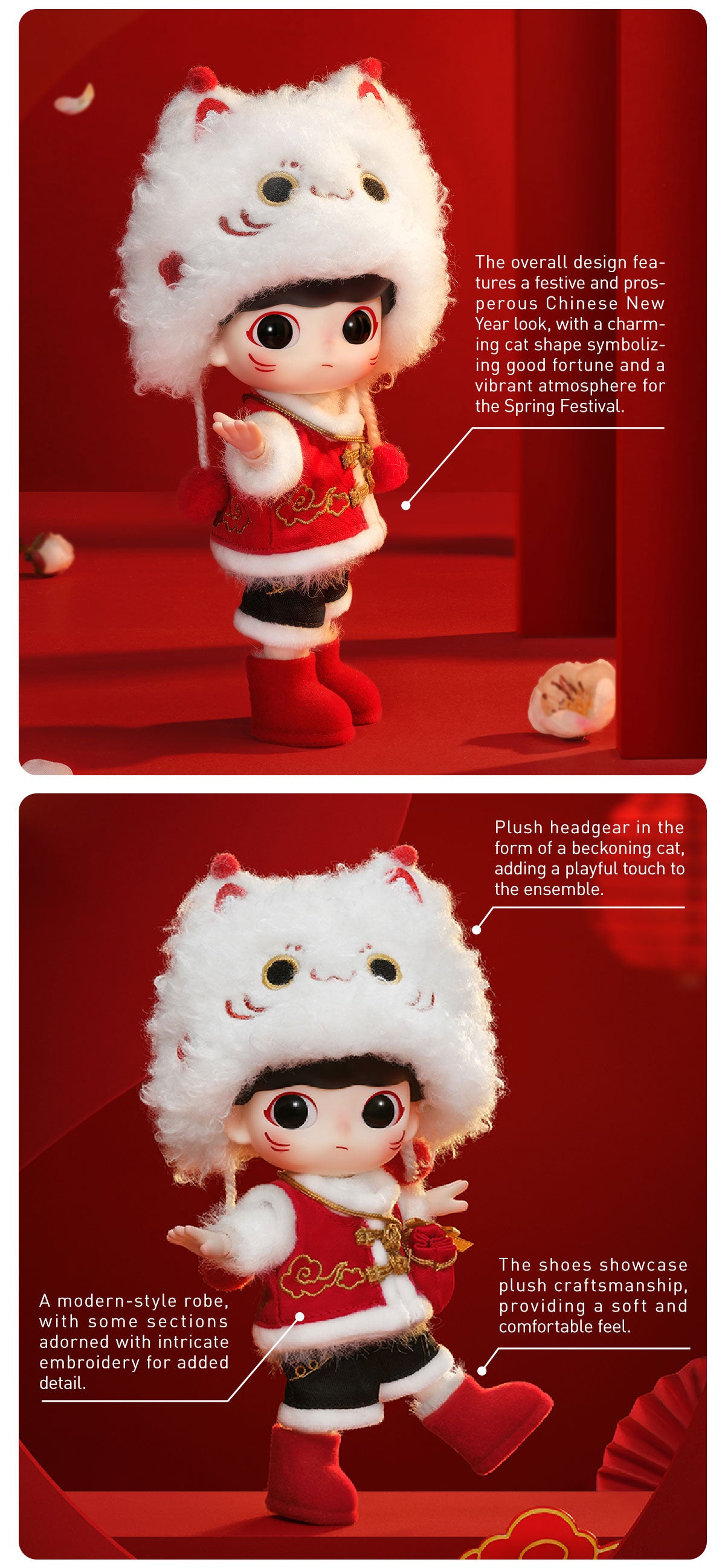 DIMOO Fortune Cat Action Figure