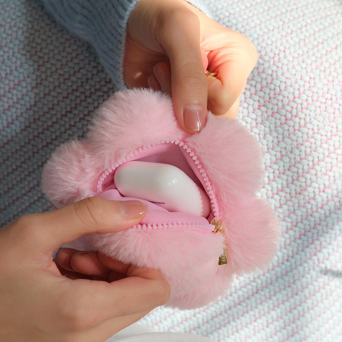  CRYBABY Sad Club Series-Silicone Plush Earphone Bag