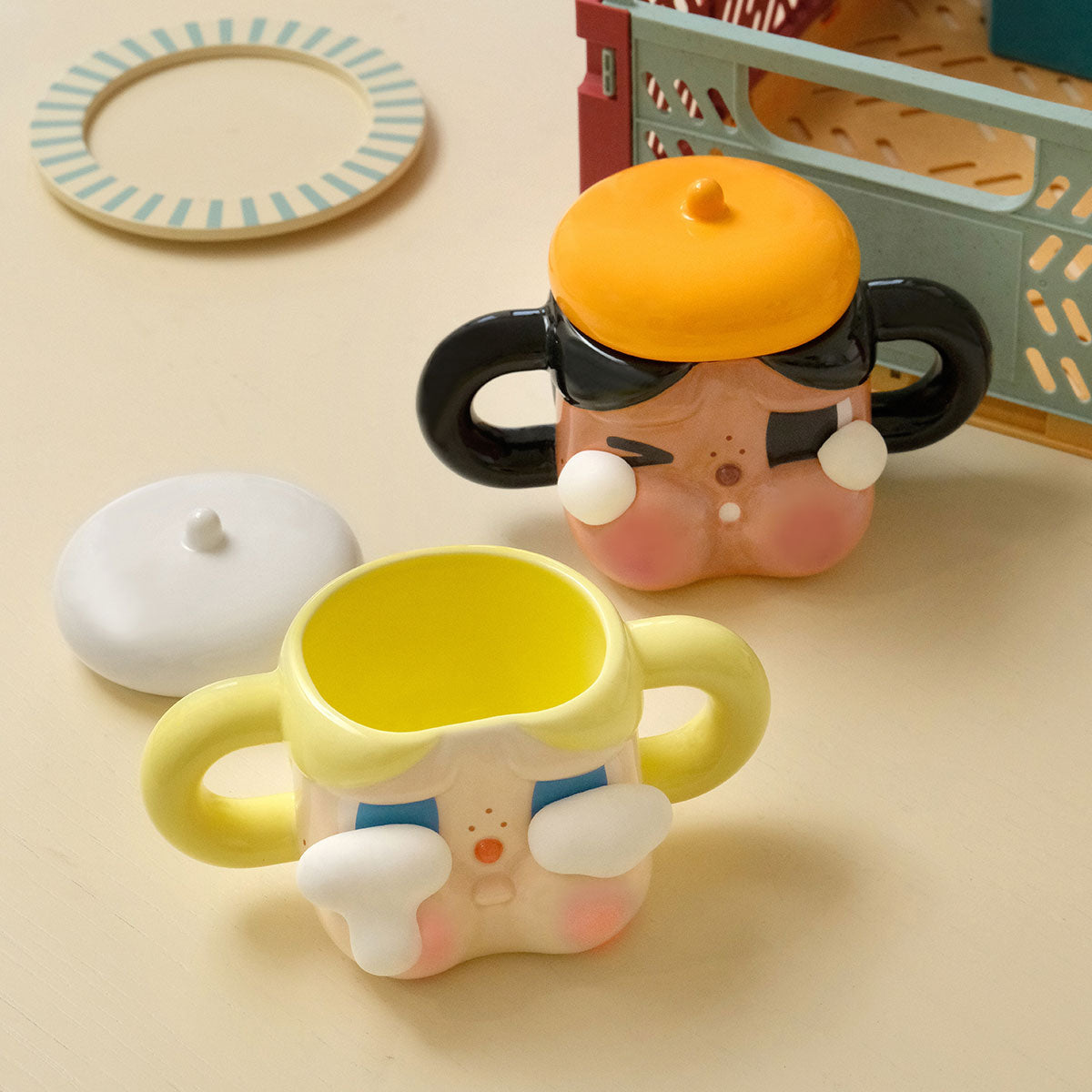  CRYBABY Sad Club Series-Ceramic Cup (Golden)