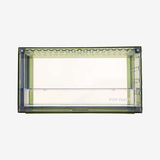  POP MART Assembled Display Container (Transparent Green)