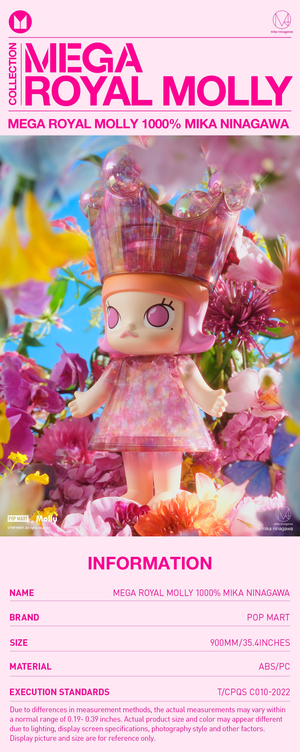  MEGA ROYAL MOLLY 1000% MIKA NINAGAWA