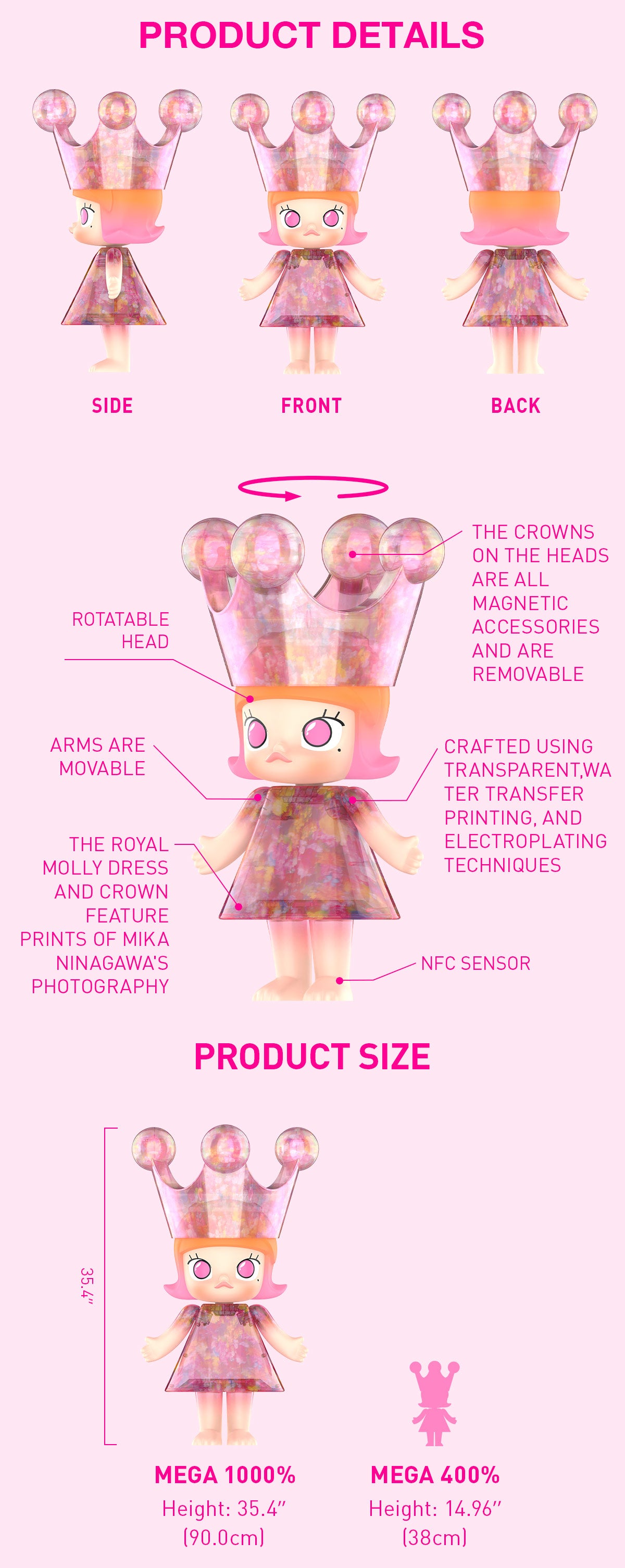 MEGA ROYAL MOLLY 1000% MIKA NINAGAWA