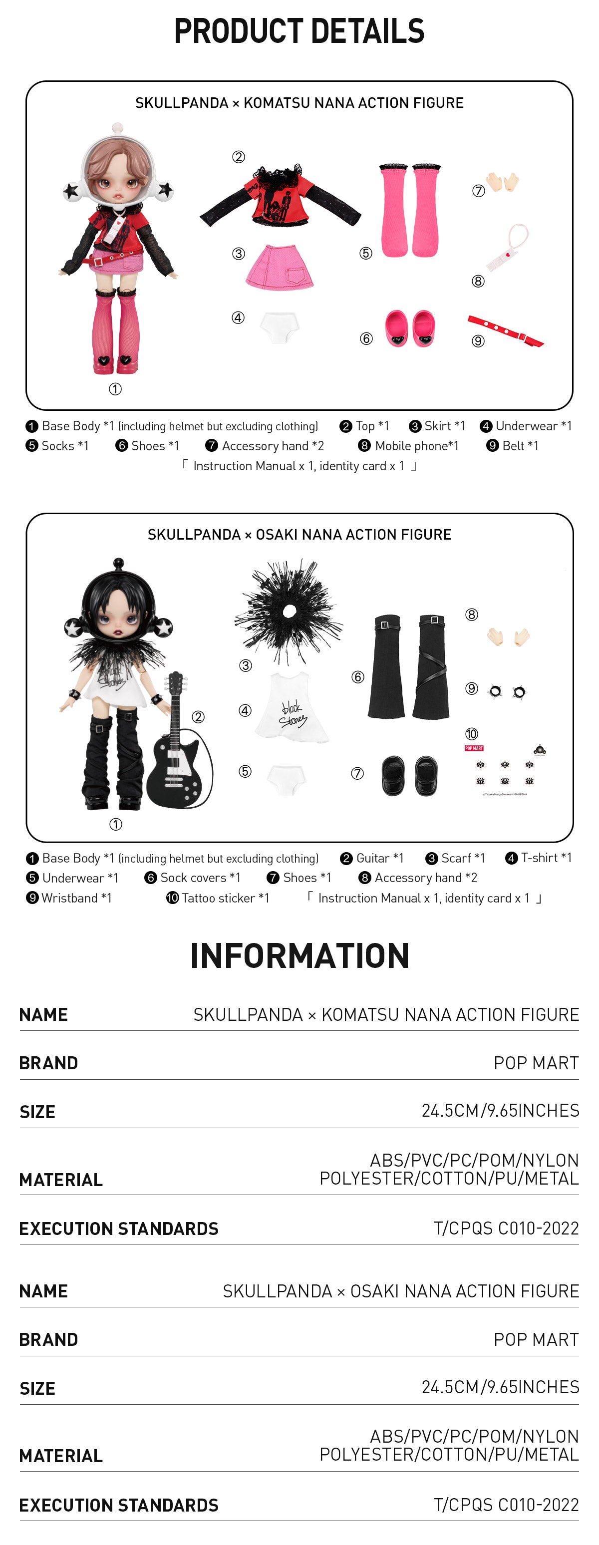  SKULLPANDA × NANA Action Figure