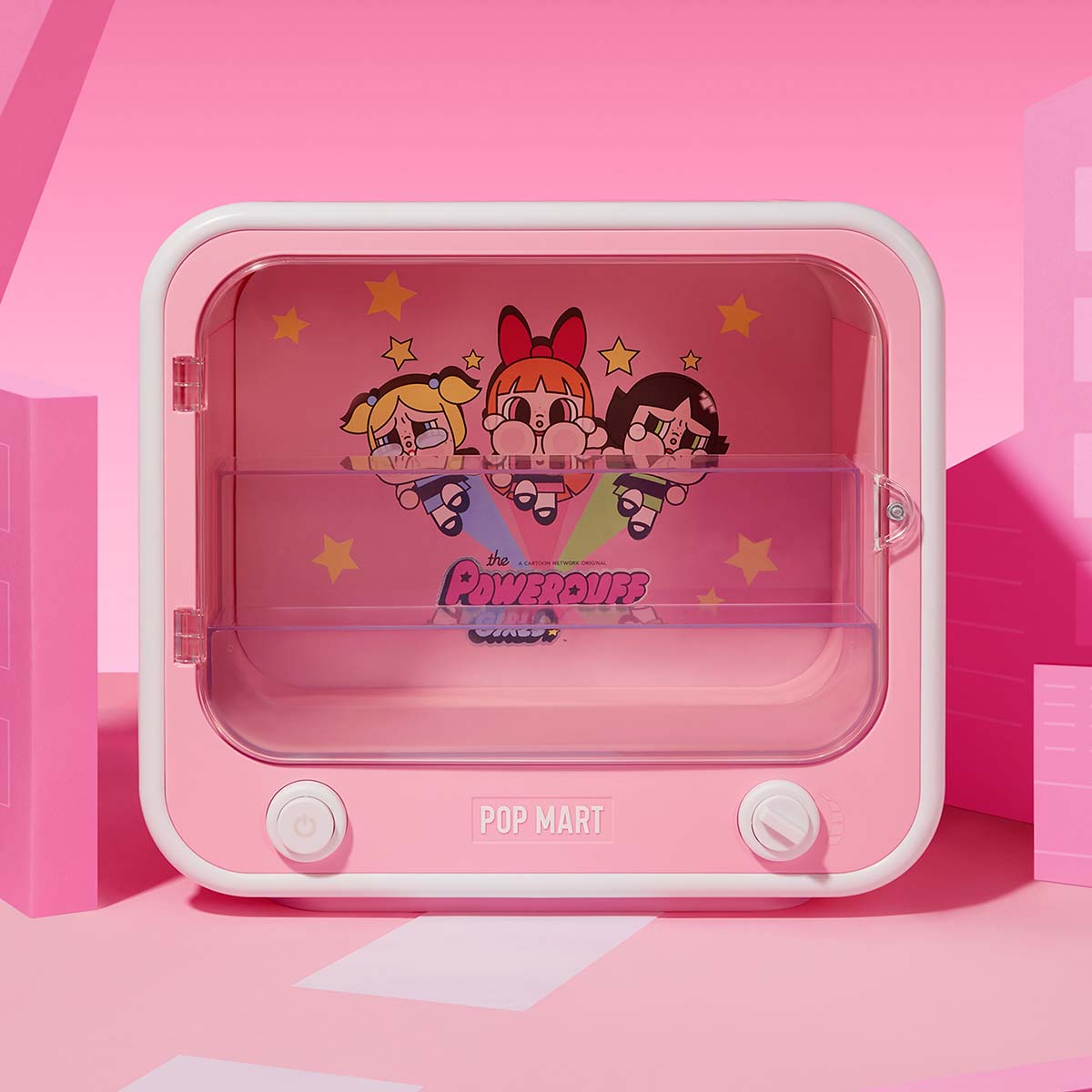  CRYBABY × Powerpuff Girls Series-TV Set Luminous Display Container