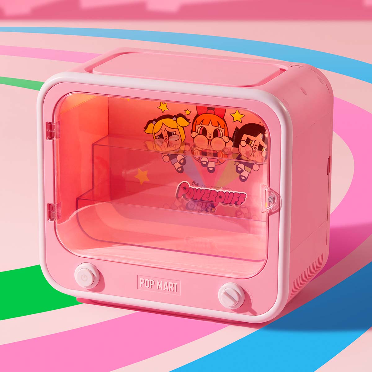  CRYBABY × Powerpuff Girls Series-TV Set Luminous Display Container