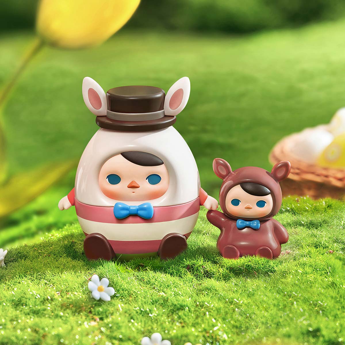  PUCKY Egg Bunny Figure