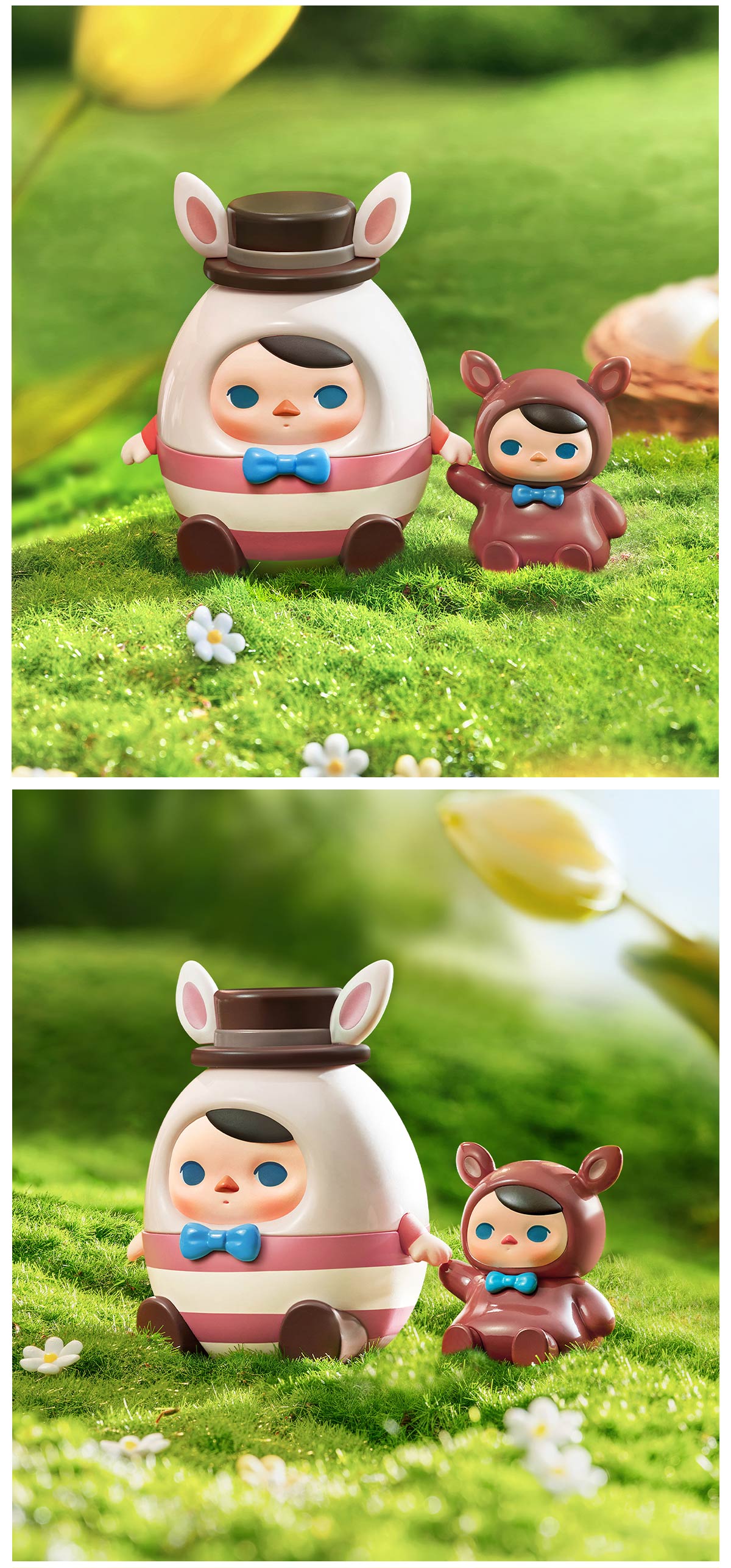  PUCKY Egg Bunny Figure