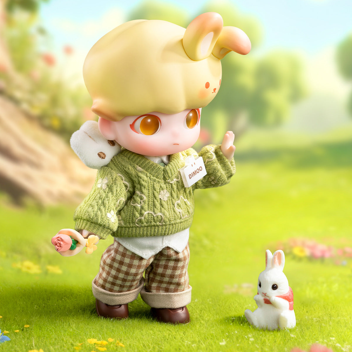  DIMOO Holiday Rabbit Action Figure