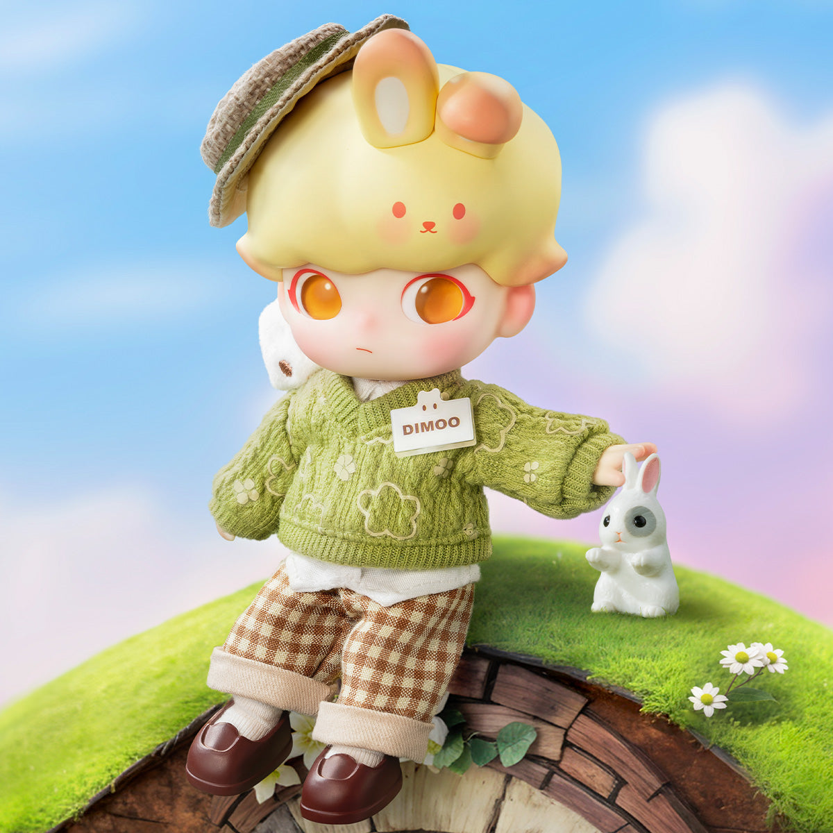  DIMOO Holiday Rabbit Action Figure