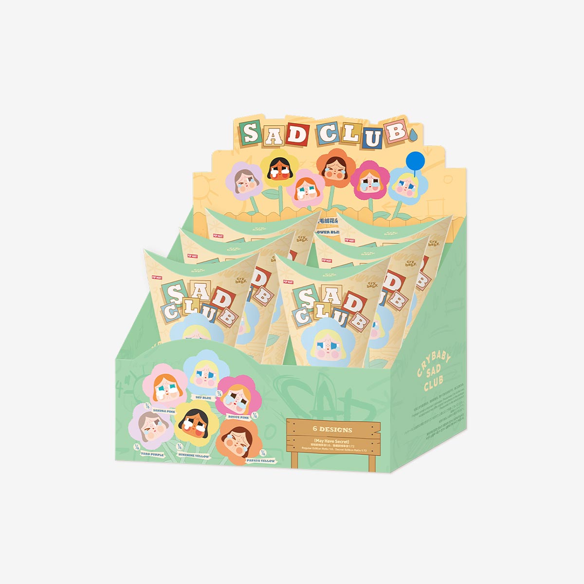  CRYBABY Sad Club Series - Plush Flower Blind Box