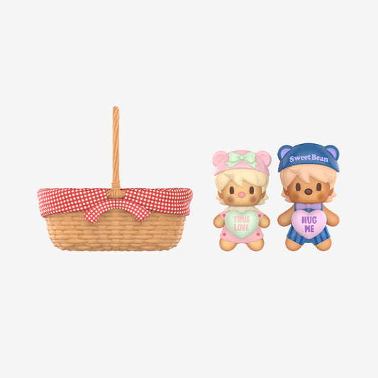 Sweet Bean Cookie Basket Figurine