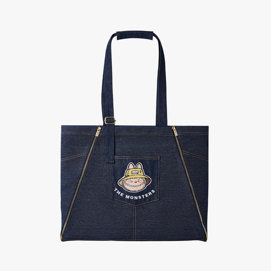  THE MONSTERS FALL IN WILD SERIES-Denim Apron Bag