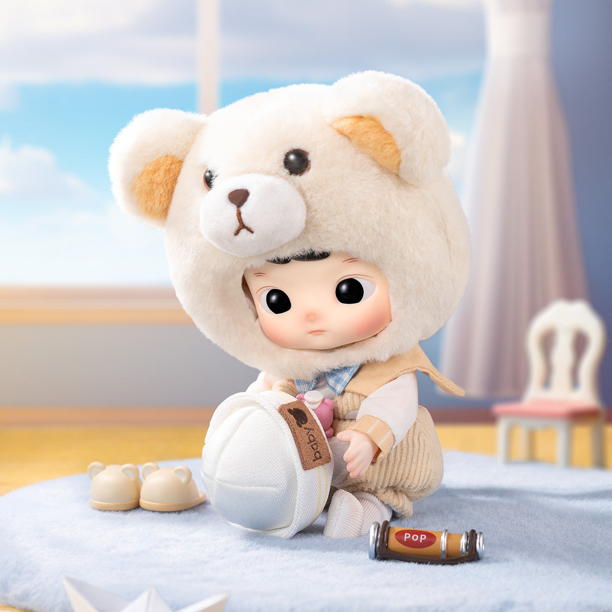  HACIPUPU Captain Bear Action Figure